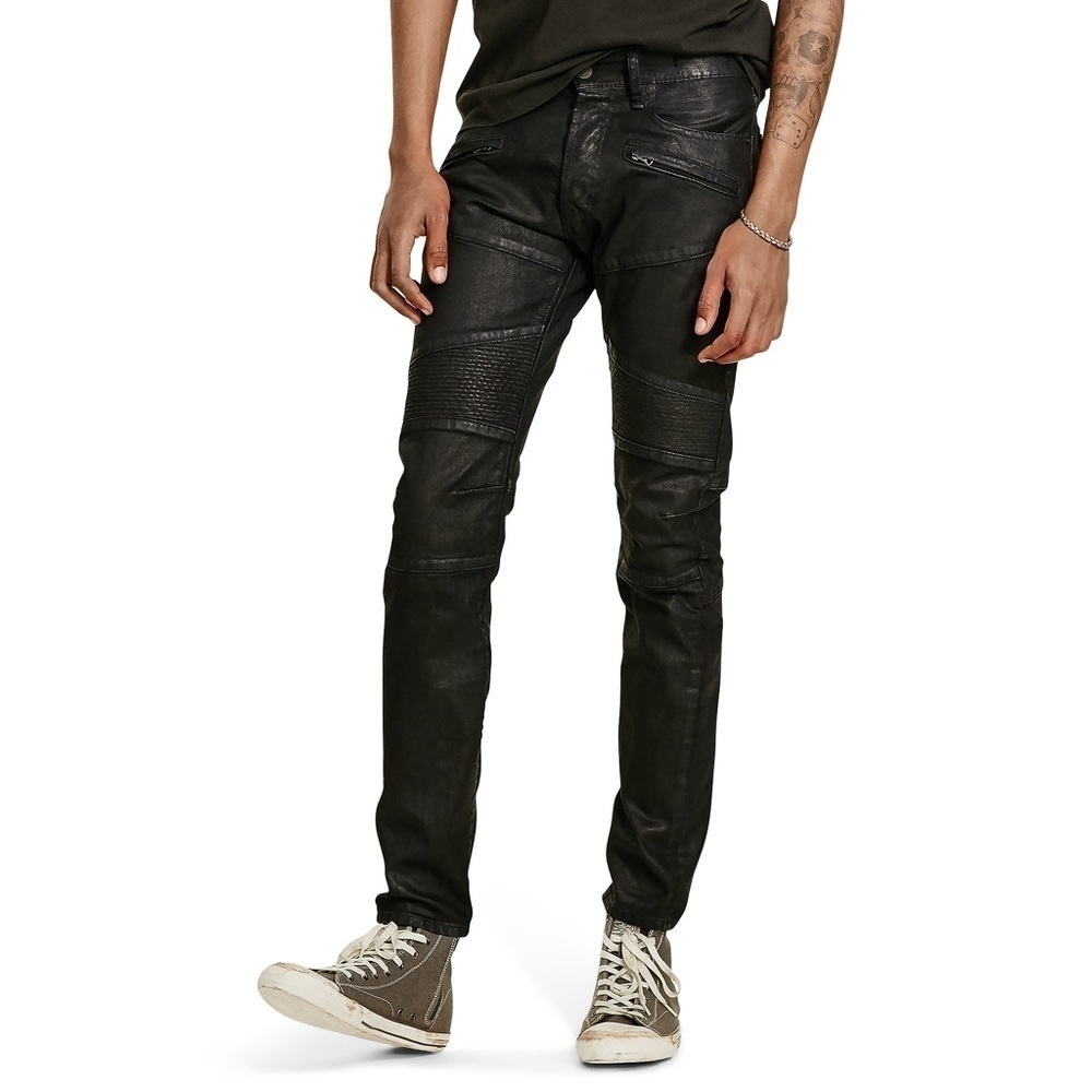 EUC - Rogue State Moto Slim Fit Jeans - size 33 - black